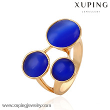 13713 Xuping jewellry anéis de moda banhados a ouro 18k